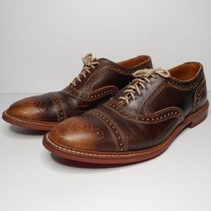 Allen Edmonds Strandmok Brown Cap Toe Dainite #11